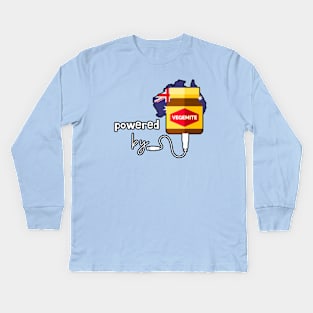 Powered by Vegemite Kids Long Sleeve T-Shirt